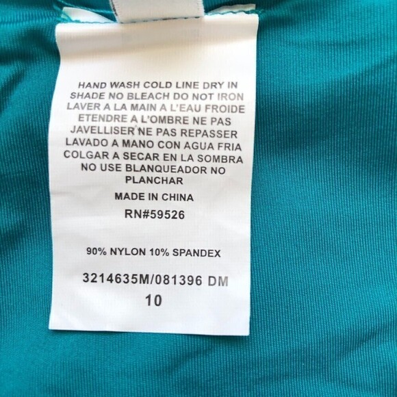 Trina Turk Womens Reversible Louvre High Waisted Swim Bottom Size 10 - Picture 8 of 8